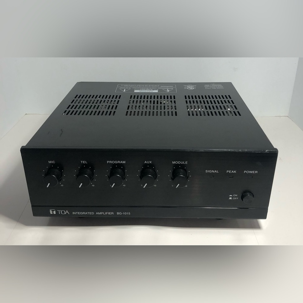 TOA Intregrated Amplifier BG-1015.
